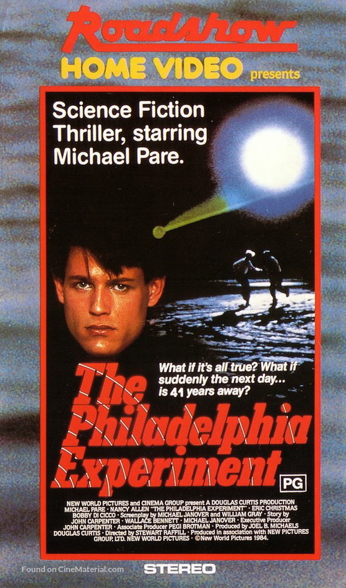 The Philadelphia Experiment - Australian VHS movie cover