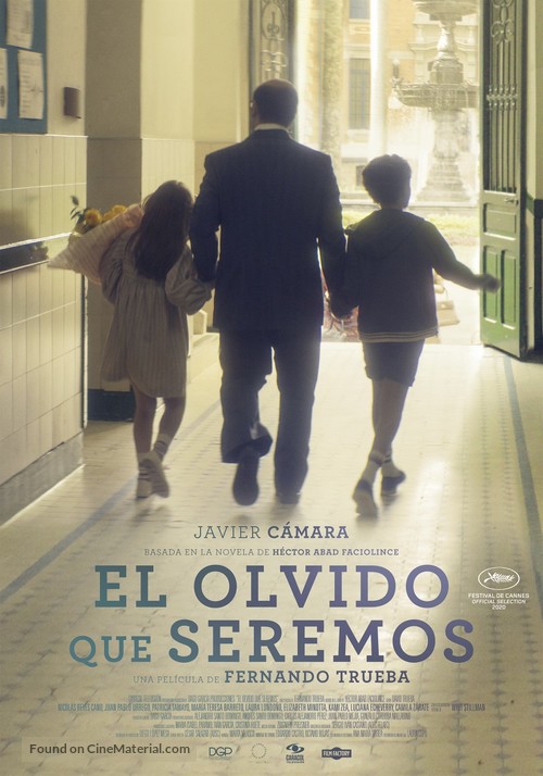 El olvido que seremos - Spanish Movie Poster