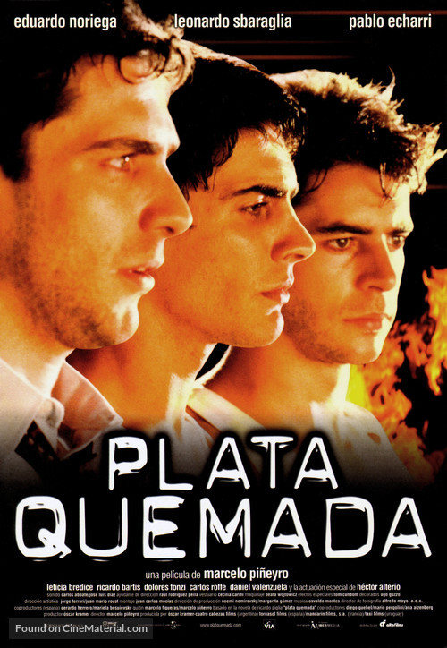 Plata quemada - Spanish Movie Poster