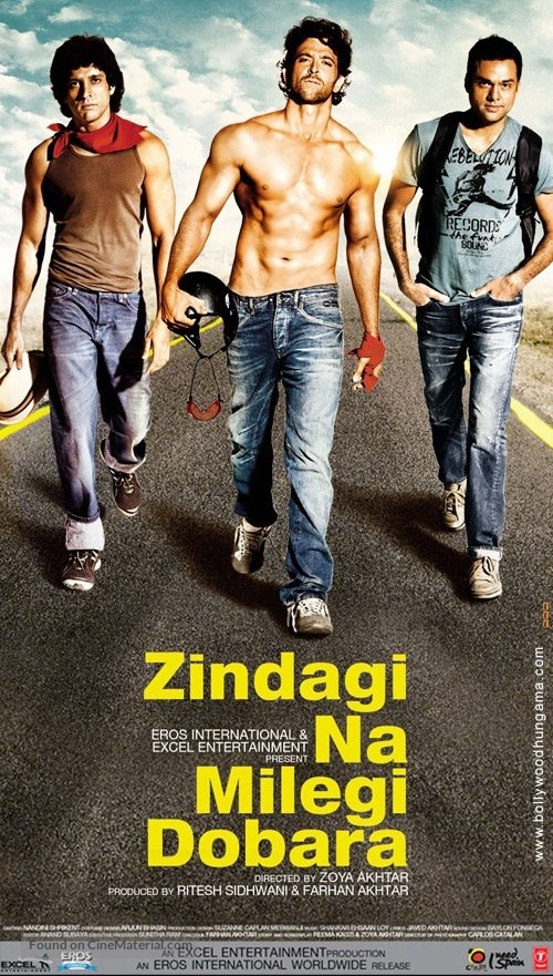 Zindagi Na Milegi Dobara - Indian Movie Poster