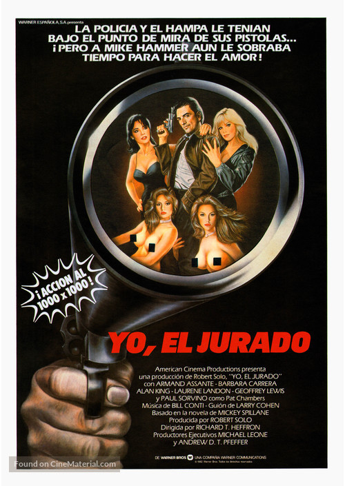 I, the Jury - Spanish Movie Poster