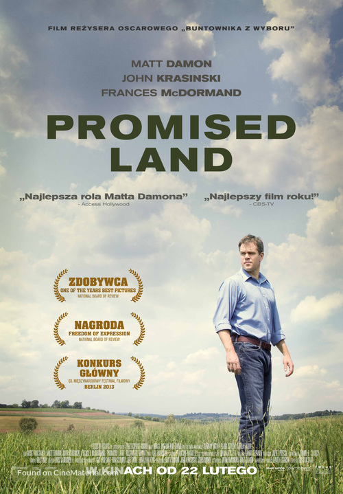 Promised Land - Polish Movie Poster
