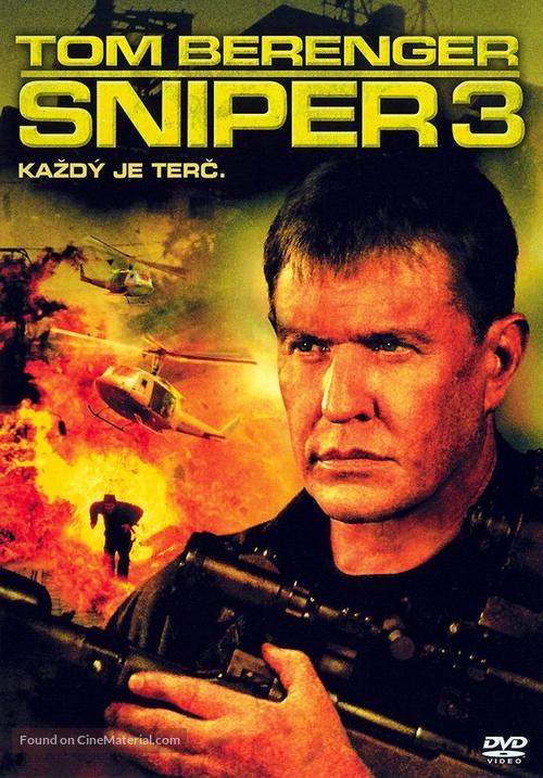 Sniper 3 - Czech DVD movie cover