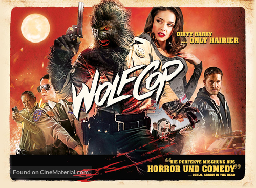 WolfCop - German Movie Poster