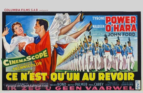 The Long Gray Line - Belgian Movie Poster