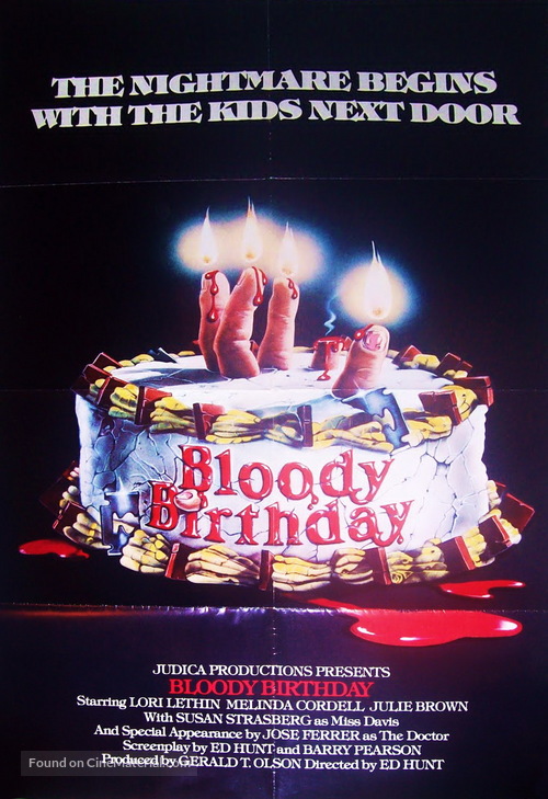 Bloody Birthday - Movie Poster