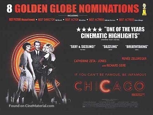 Chicago - British Theatrical movie poster