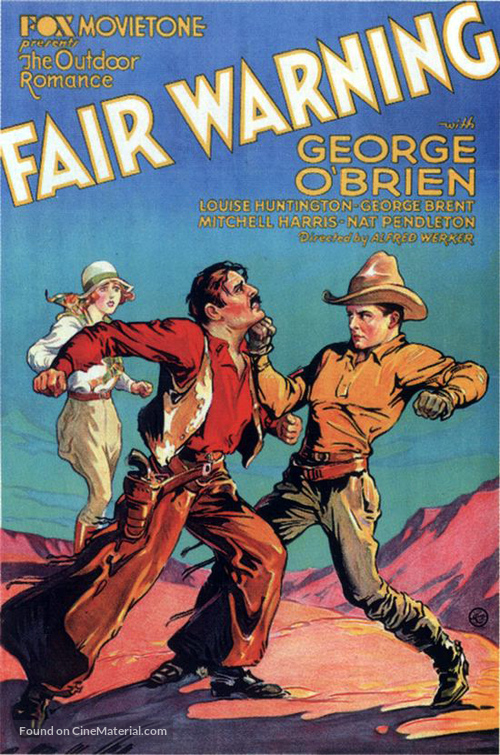 Fair Warning - Movie Poster