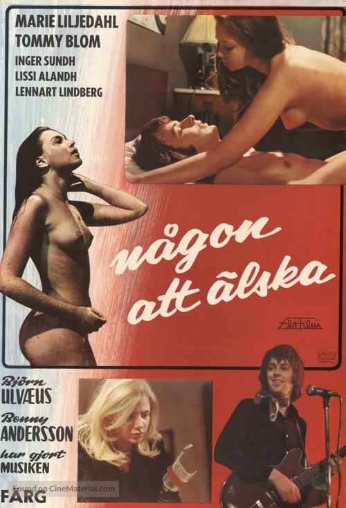 N&aring;gon att &auml;lska - Swedish Movie Poster
