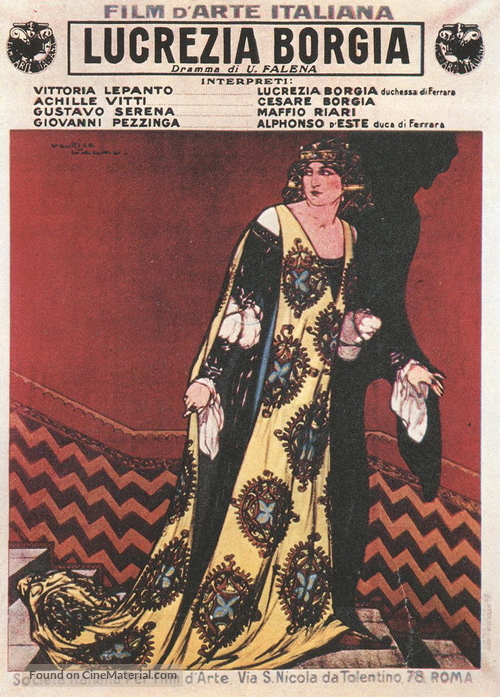 Lucrezia Borgia - Italian Movie Poster