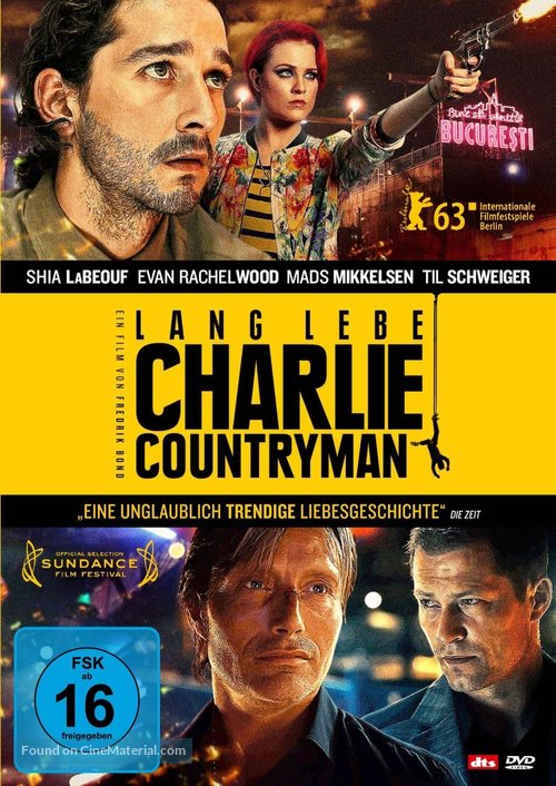 The Necessary Death of Charlie Countryman - German DVD movie cover