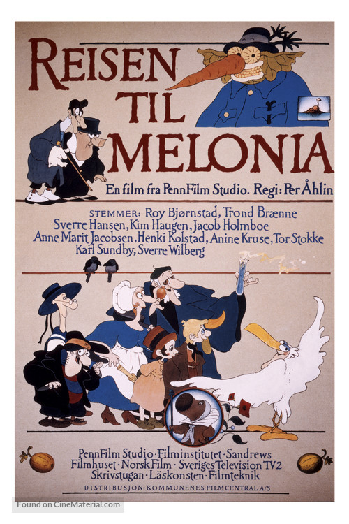 Resan till Melonia - Norwegian Movie Poster