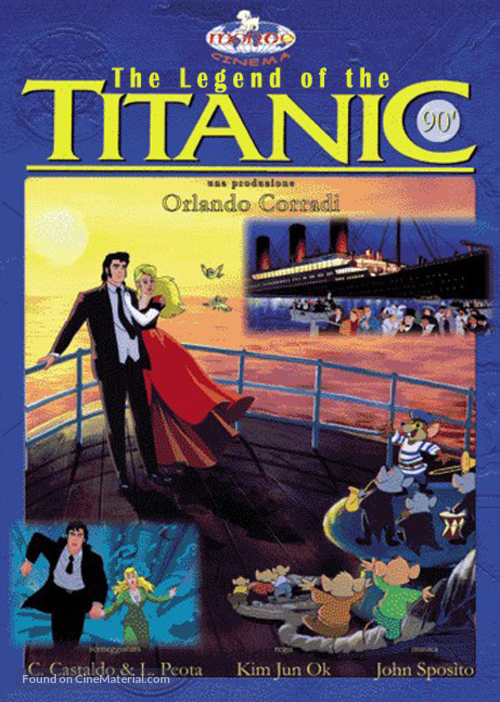 La leggenda del Titanic (1999) dvd movie cover