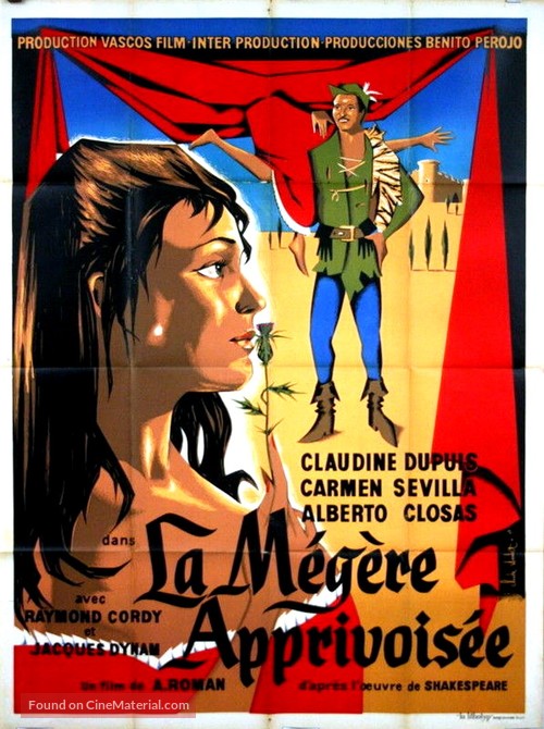 La fierecilla domada - French Movie Poster
