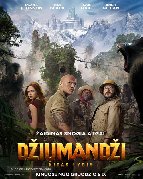 Jumanji: The Next Level - Lithuanian Movie Poster