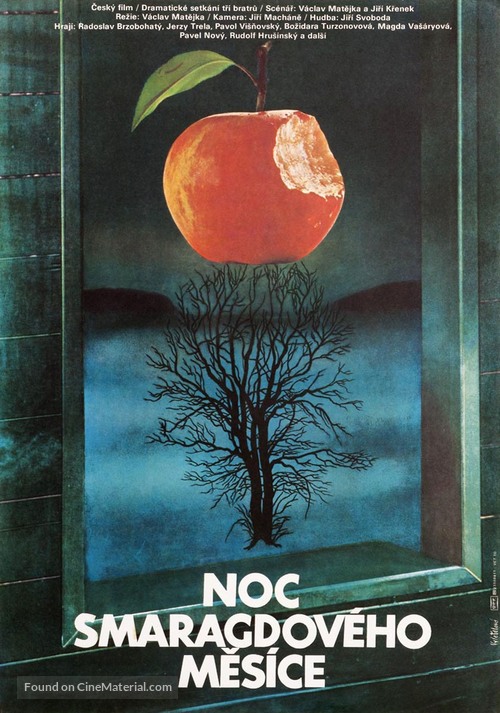 Noc smaragdov&eacute;ho mes&iacute;ce - Czech Movie Poster