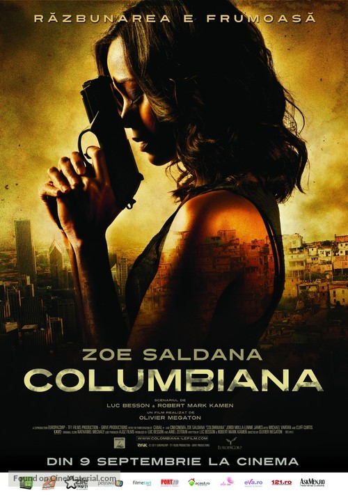 Colombiana - Romanian Movie Poster