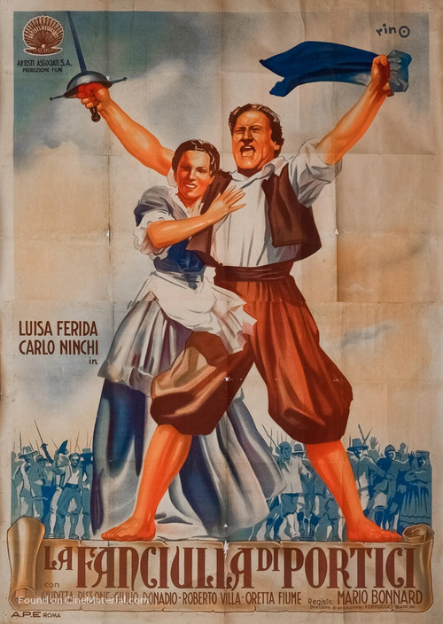 La fanciulla di Portici - Italian Movie Poster