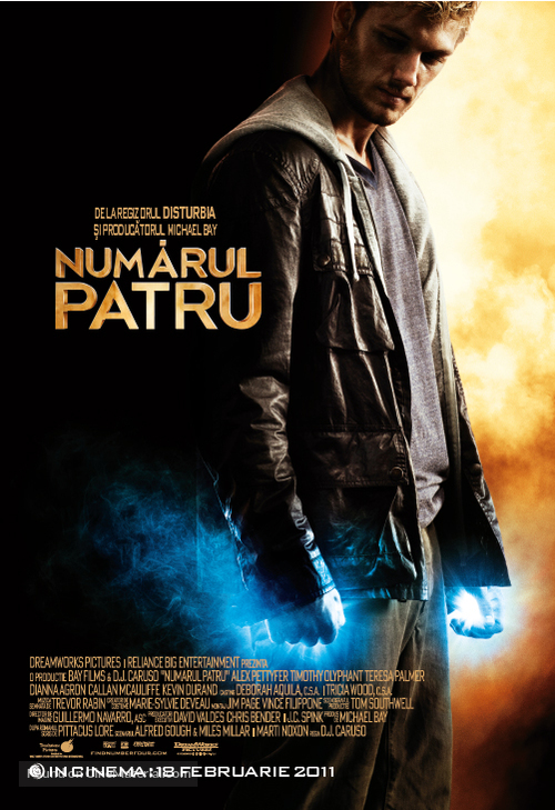 I Am Number Four - Romanian Movie Poster