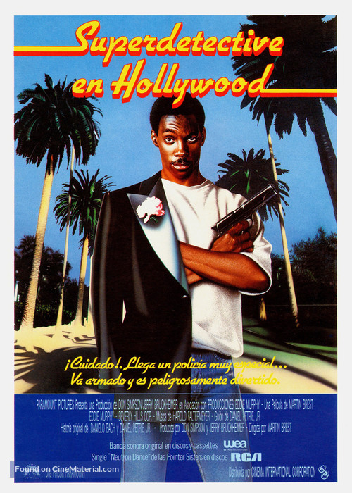 Beverly Hills Cop - Spanish Movie Poster