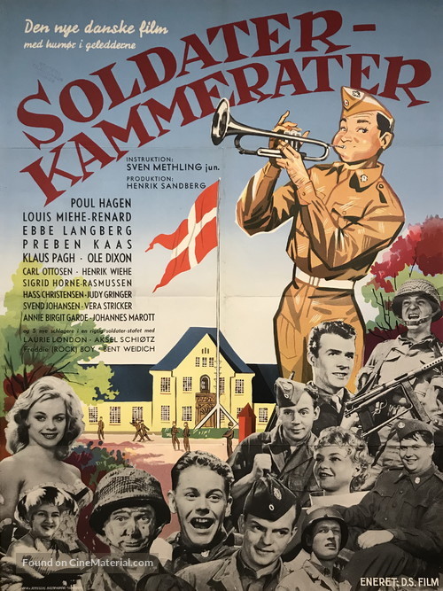 Soldaterkammerater - Danish Movie Poster