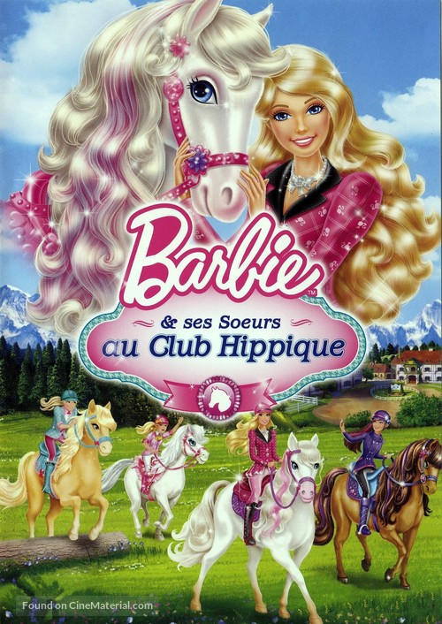 Barbie &amp; Her Sisters in a Pony Tale - French DVD movie cover