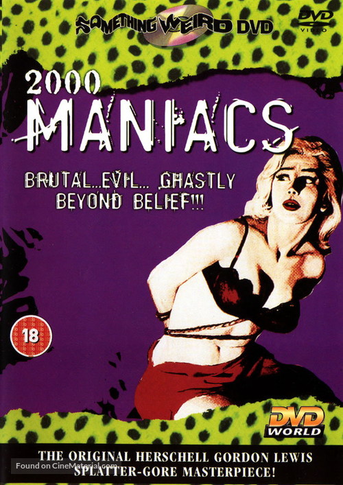 Two Thousand Maniacs! - British Movie Cover