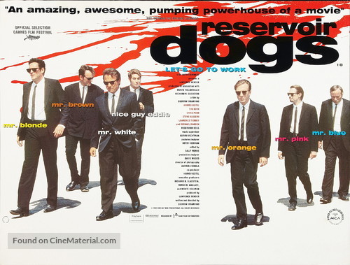 Reservoir Dogs - British Movie Poster