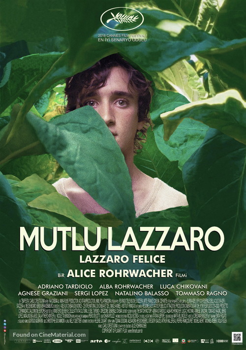Lazzaro felice - Turkish Movie Poster