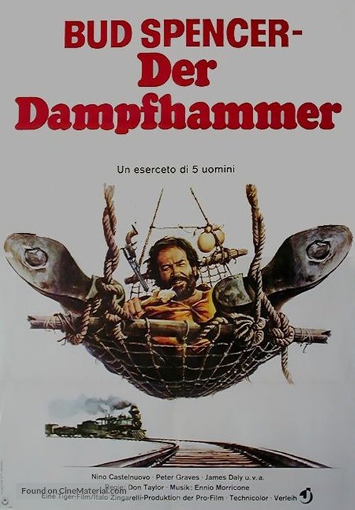 Esercito di cinque uomini, Un - German Movie Poster