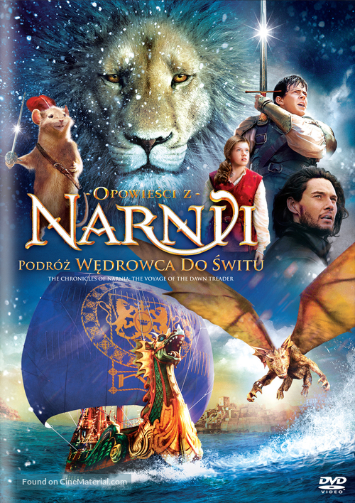 The Chronicles of Narnia: The Voyage of the Dawn Treader - Polish DVD movie cover