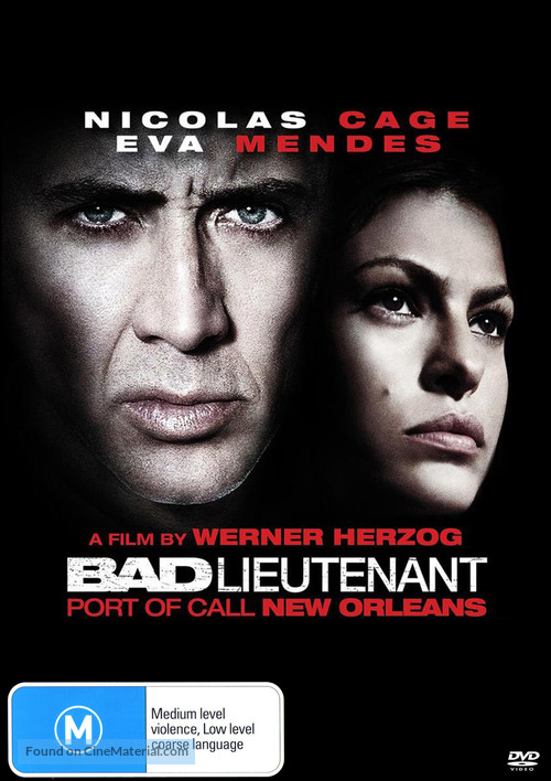 The Bad Lieutenant: Port of Call - New Orleans - Australian Movie Cover