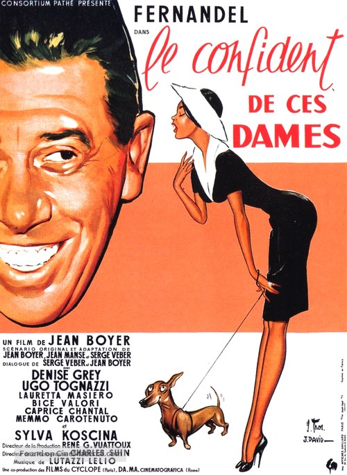 Le confident de ces dames - French Movie Poster