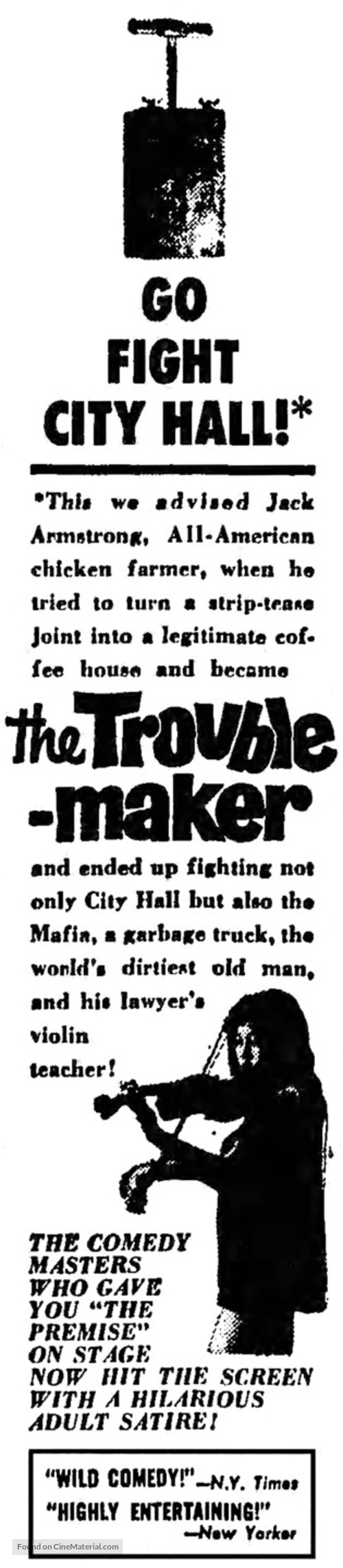 The Troublemaker - poster