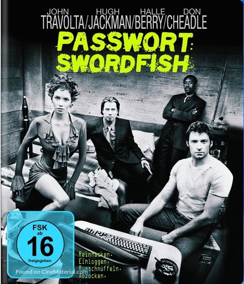 Swordfish - German Blu-Ray movie cover