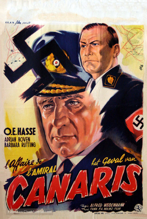 Canaris - Belgian Movie Poster