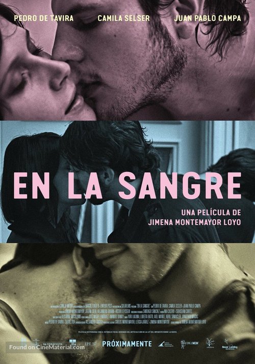 En la Sangre - Mexican Movie Poster