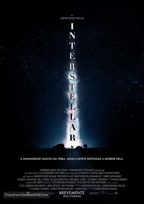 Interstellar - Portuguese Movie Poster