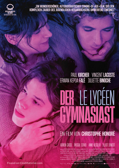 Le lyc&eacute;en - German Movie Poster