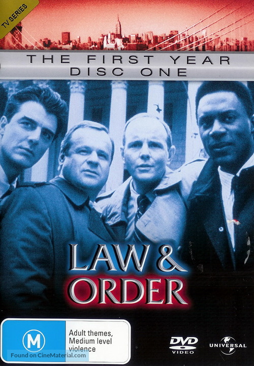 &quot;Law &amp; Order&quot; - Australian DVD movie cover