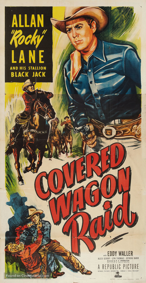 Covered Wagon Raid - Movie Poster