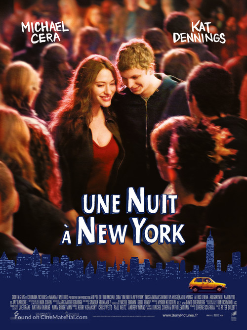 Nick and Norah&#039;s Infinite Playlist - French Movie Poster