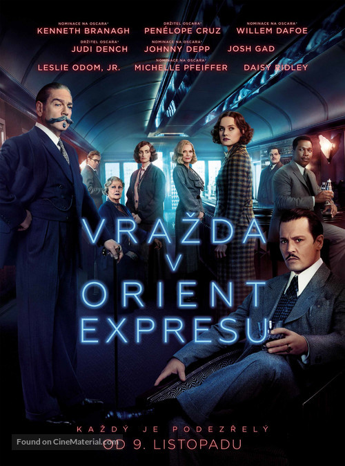 Murder on the Orient Express - Czech Movie Poster