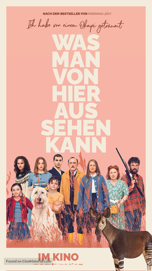 Was man von hier aus sehen kann - German Movie Poster