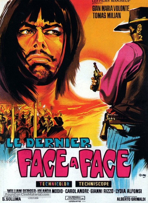 Faccia a faccia - French Movie Poster