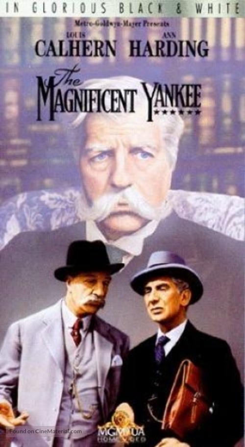The Magnificent Yankee - VHS movie cover