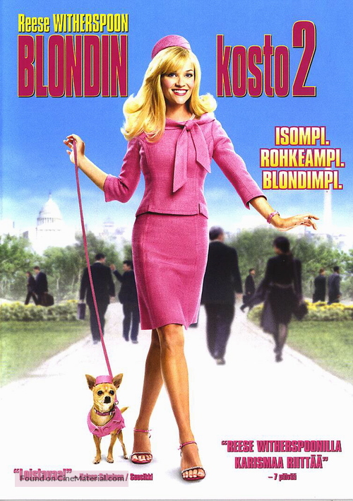 Legally Blonde 2: Red, White &amp; Blonde - Finnish DVD movie cover