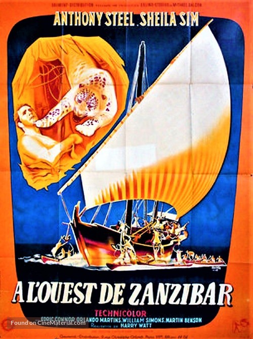 West of Zanzibar - French Movie Poster
