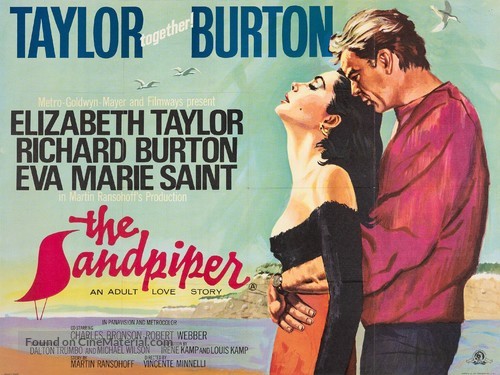 The Sandpiper - British Movie Poster