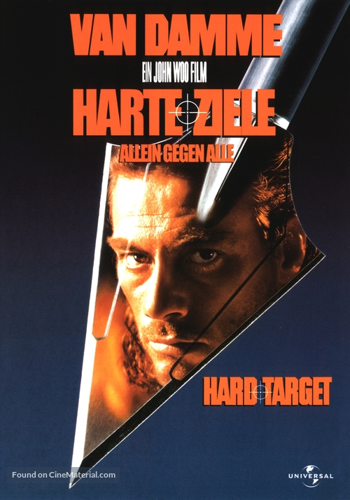 Hard Target - German DVD movie cover